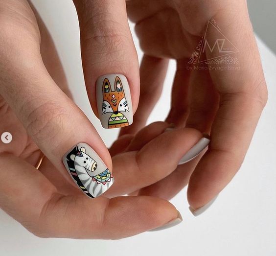 Красивые дизайны ногтей 2022 ( 200 фото) - новинки, модные техники